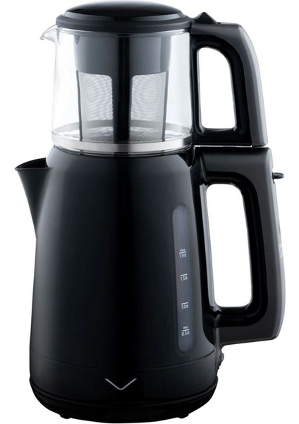 Siyah Renkli 3000 Dx Çay Makinesi, Hızlı ve Pratik Çay Keyfi