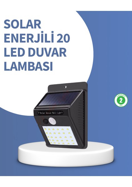 Zeroshop IP65 Dalı Solar Enerjili Dış Cephe Aydınlatma
