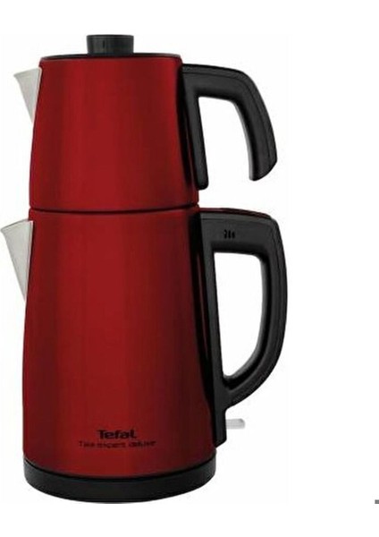 Pratik Kırmızı Çay Makinesi, 1650W, Hızlı ve Kolay Demleme Imkanı