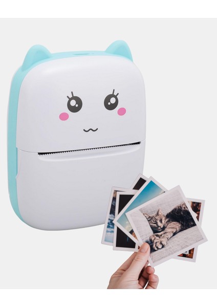 Zeroshop Kablosuz Mini Cep Yazıcısı Bluetooth Destekli 1200MAH Bataryalı indirimleri