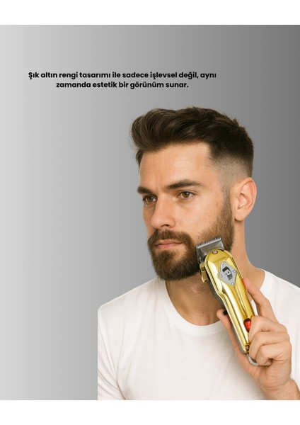 Zeroshop Güçlü Motorlu LCD Ekranlı Şarjlı Tıraş ve Şekillendirme Makinesi indirimleri