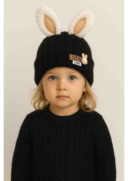 Içi Polar Kışlık Çocuk Bere / Kız Erkek Unisex Şapka