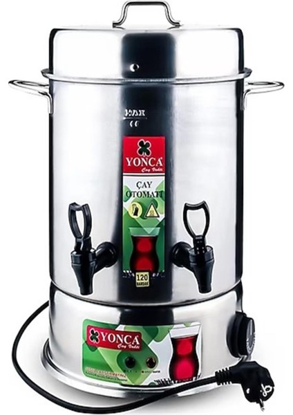 Yonca 40 L Çay Otomatı L 3903, Şık ve Kullanışlı Gri Tasarım