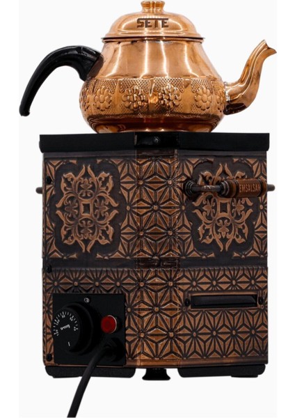 3 Lt Elektrikli Bakır Semaver, Şık ve Dayanıklı Tasarım fırsatları