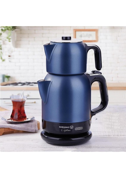 Krom Elektrikli Çaydanlık 1.7 Lt, Şık ve Kullanışlı Tasarım