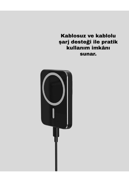 Zeroshop 360° Döner Başlıklı Magsafe Araç Telefon Tutucu Hızlı Şarjlı fırsatları
