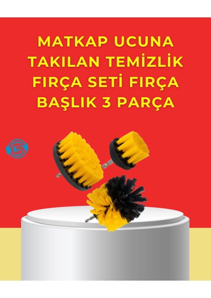 Zeroshop Matkap Ucu Temizlik Aparatı 3’lü Fırça Seti