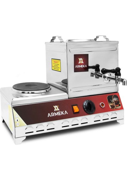 10 Litre Elektrikli Pleytli Çay Kazanı, Sanayi Tipi, Dayanıklı ve Pratik Kullanım