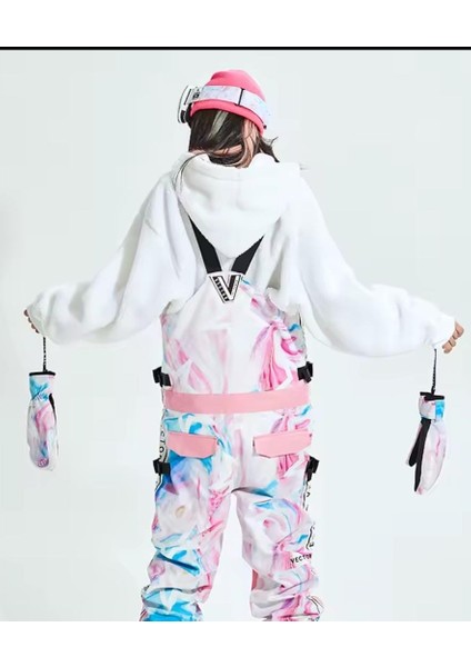 Ekstra Kalın Çocuk Kayak Pantolonu , Düz Tam Tulum Rüzgar Geçirmez - Su Geçirmez, Outdoor Çocuk Pantolonu , Snowboard Kar Pantalonu modelleri