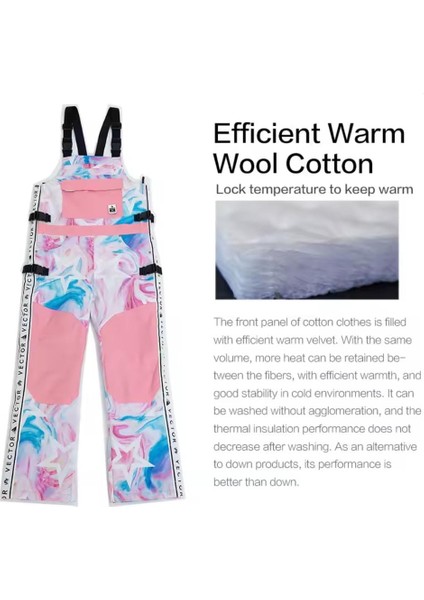 Ekstra Kalın Çocuk Kayak Pantolonu , Düz Tam Tulum Rüzgar Geçirmez - Su Geçirmez, Outdoor Çocuk Pantolonu , Snowboard Kar Pantalonu