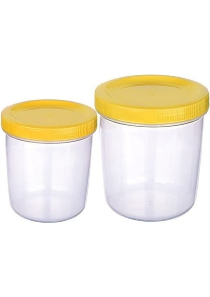 Içiçe Geçen 2 Li Saklama Kabı (400VE 700ML)