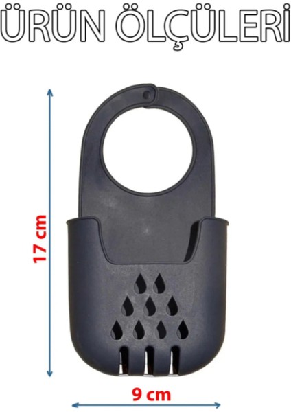 Pratik Asılabilir Silikon Bulaşık Süngerlik, Sünger Hediyeli Evye Üstü Düzenleyici Askılı Süngerlik indirimleri