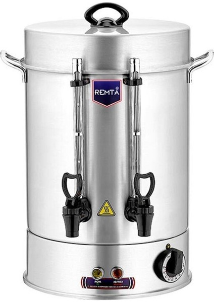 R12 Standart Çay Makinesi, 80 Bardak, 9 Litre Kapasite, 1500 W, Şık Bordo Renkli