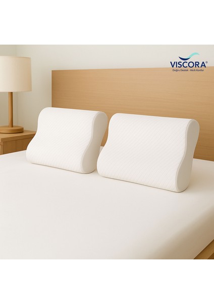 Ortopedik Visco Boyun ve Omurga Destek Yastığı – Yan ve Sırt Üstü Uyku Için Ergonomik Konfor modelleri