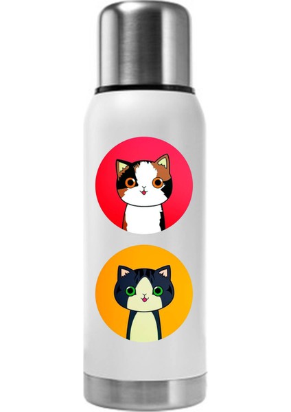 9lu Cat Sticker Seti | Laptop Ajanda Notebook Tablet Telefon Defter Etiket Bullet Journal fiyatları