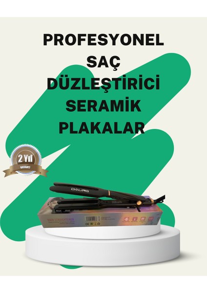 Zeroshop Daling Profesyonel Saç Düzleştirici Seramik Yüzey Tüm Saç Tipleri Için