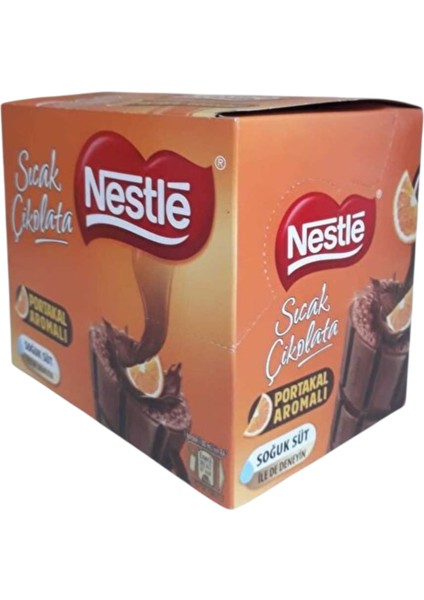 Portakal Aromalı Sıcak Çikolata 18,5 gr x 24 Adet fiyatları