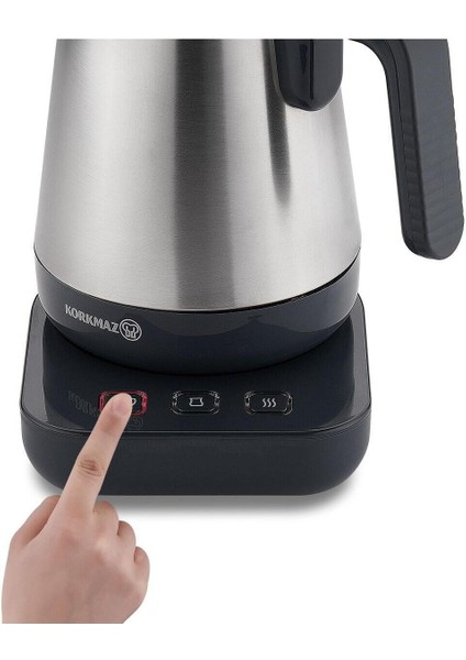 Siyah Satin Elektrikli Çaydanlık 1.3 Litre, Şık ve Kullanışlı Tasarım fırsatları