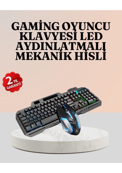 Zeroshop Rgb Aydınlatmalı Oyuncu Klavye Mouse – Meik Hissiyat, Maksimum Kontrol