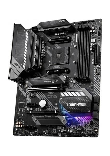 Msı Mag B550 Tomahawk Ddr4 M2 Pcıe Nvme HDMI Dp Pcıe 16X V4.0 Am4 Atx modelleri