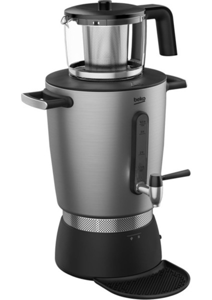 Gri Renkli Şık ve Kullanışlı Geleneksel Semaver, Evinizde Sıcaklık Sağlar modelleri