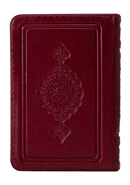 Cep Boy Kur'an-I Kerim (Bordo, Kılıflı, Mühürlü)