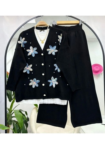 Çiçekli Triko Takım fiyatları