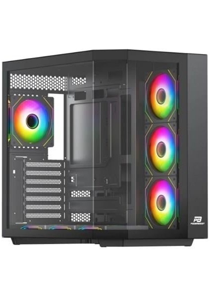750W (80+ Bronze) 7*12CM Argb Fanlı PBA4375B Seaview Gamıng Oyun Kasası Siyah
