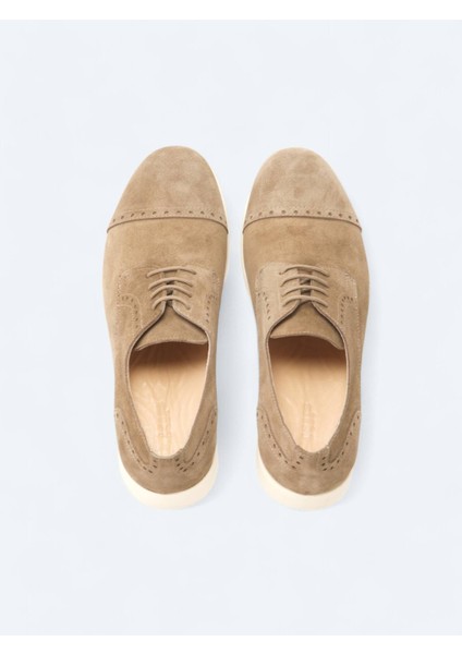 Vizon Süet Smart Casual Ayakkabı