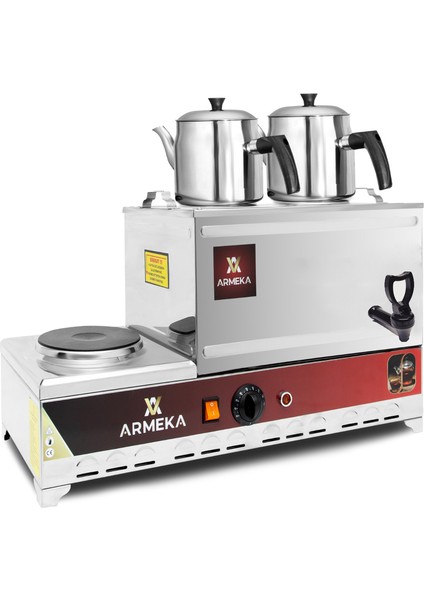 20 Litre Plastik Çay Kazanı, Pleytli ve Musluklu, Dayanıklı ve Pratik Kullanım