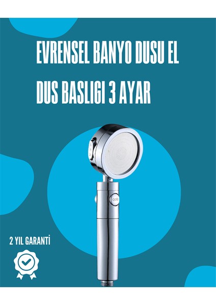 Zeroshop Su Tasarruflu ve Kolay Kurulumlu El Duş Başlığı – Yüksek Performans