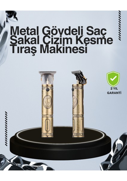 Zeroshop Kompakt Tasarımlı, Uzun Pil Ömürlü Saç Sakal Kesme Makinesi