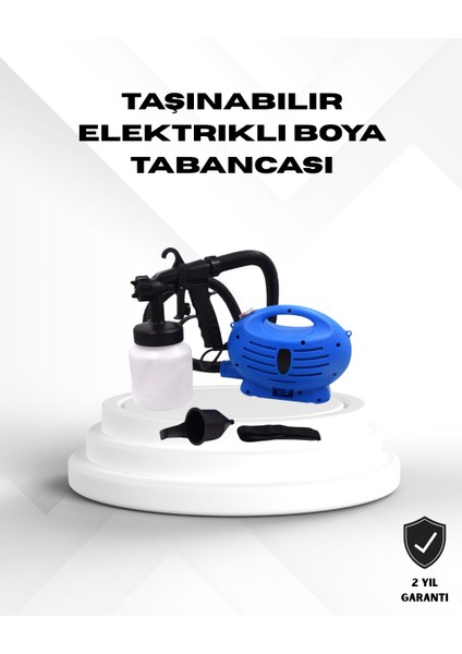 Zeroshop Farklı Yüzeylere Uygun Elektrikli Boya Uygulama Aleti