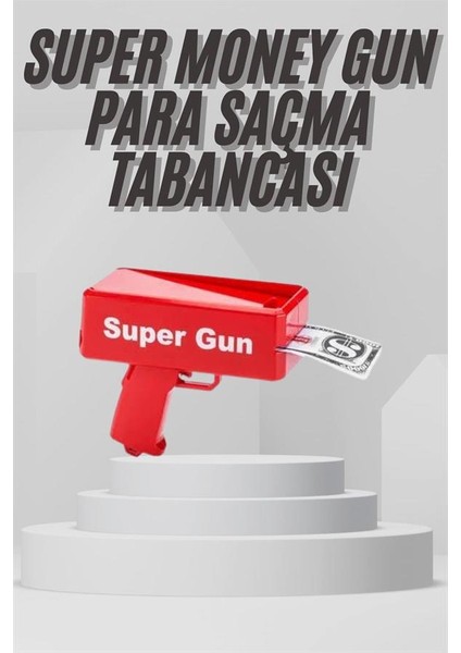 Zeroshop Para Dolar Saçma Para Atma Tabancası Otomatik Kırmızı Oyuncak fiyatları