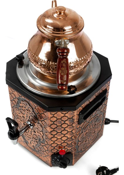 Mini Bakır El Işçiliği Elektrikli Semaver Çay Makinesi, Şık ve Kullanışlı Tasarım fiyatları