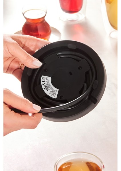 Çelik Çay Makinesi ve Kettle, 2'li, Antrasit Renk, Şık ve Pratik Tasarım modelleri