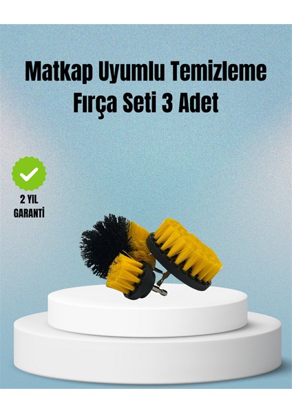 Zeroshop Matkap Uyumlu Temizlik Fırçası – Kablolu ve Akülü Matkaplarla Kullanılabilir
