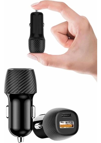 Zeroshop Araç Içi Hızlı Şarj Soketi 38W Oto Çakmaklık Type-C Araba Çakmaklık indirimleri
