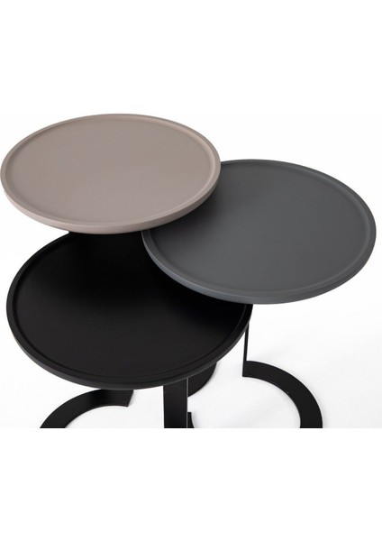 Osso Üçlü Zigon Sehpa Seti modelleri