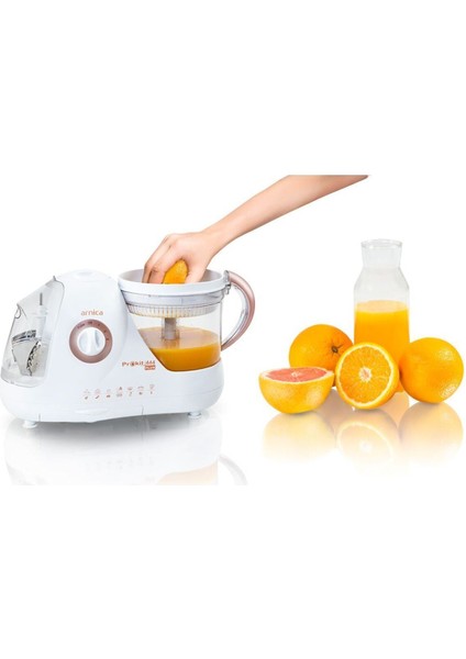 Şık Beyaz Çok Fonksiyonlu Mutfak Robotu GH21021, Pratik ve Hızlı Yemek Hazırlığı fırsatları