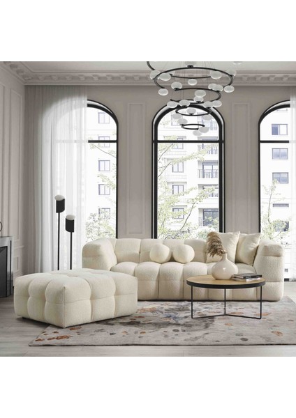 Amsterdam 3 Seater Sofa + Pouf fiyatları