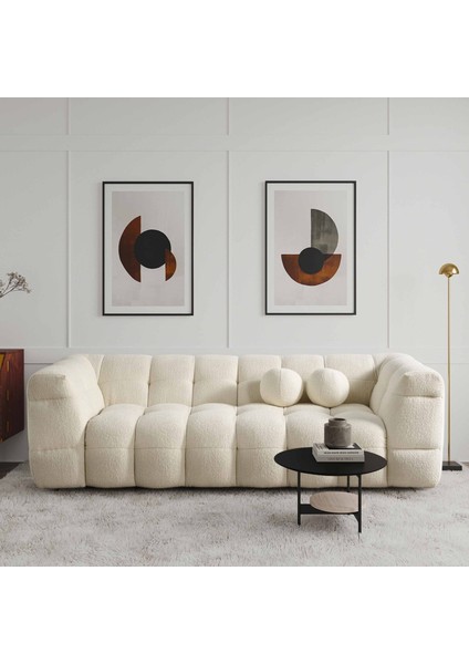 Amsterdam 3 Seater Sofa + Pouf