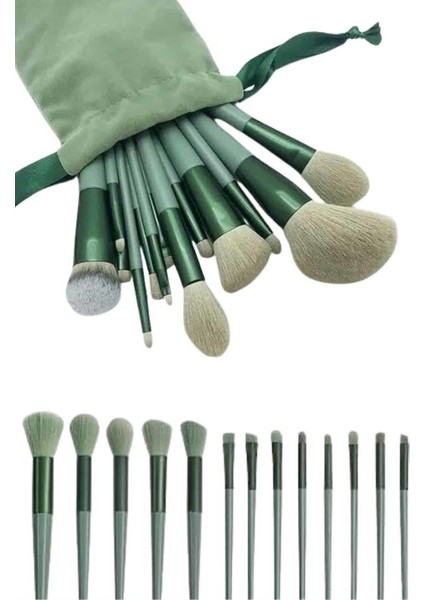 Zeroshop Dalı Makyaj Fırçası Seti 13 Parça Yumuşak Kıllı Fırçalar Allık Fondöten Far Fırçası fırsatları