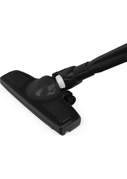 Dikey Elektrikli Süpürge 500W, Torbasız, 360° Dönüş, Siyah