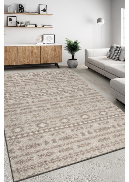 Modern Tasarımlı Jüt Dokuma Loop Sisal Kahve Renk Halı fiyatları