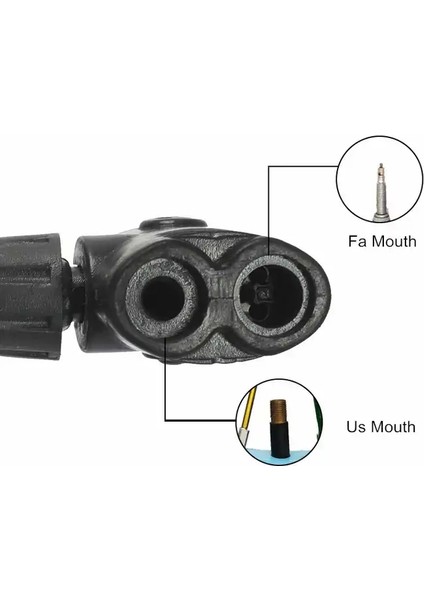 Yüksek Basınçlı Alüminyum Gümüş Renk Top Bisiklet Taşınabilir Hava Ayak Pompası - Lisinya