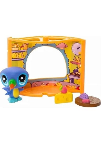 00592 - Littlest Pet Shop Pet Nook Aksesuarlı Figür (Lisinya)