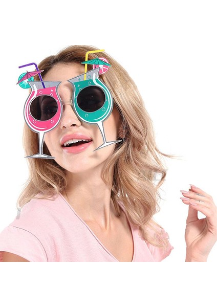 Kokteyl Temalı Hawaii Yaz Partisi Gözlüğü 15X16 cm - Lisinya fiyatları