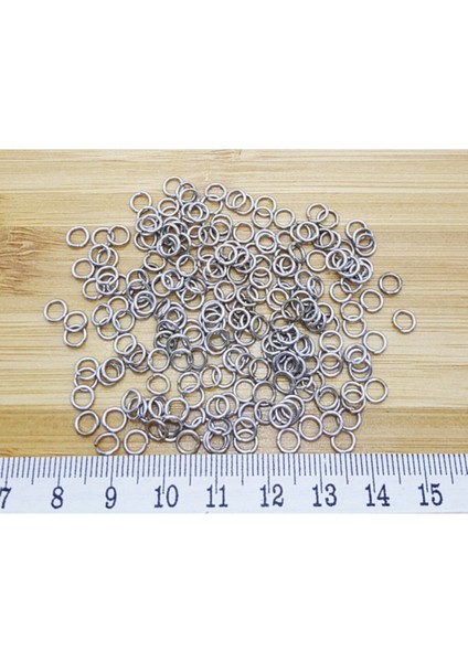 (900 Adet) 5 mm Nikel Takı Halkası 50 Gram
