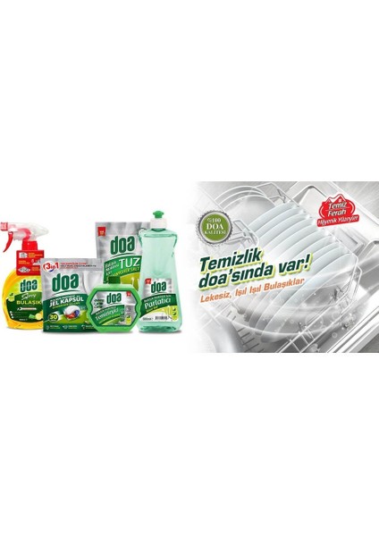 Bulaşık Makinesi Parlatıcı 500 ml Vegan x 2 Adet modelleri